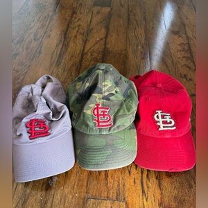 St Louis Cardinals baseball cap bundle